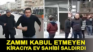 Zammı kabul etmeyen kiracıya ev sahibi saldırdı