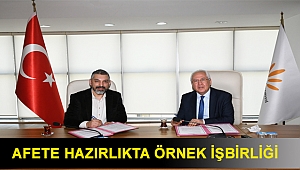 Afete hazırlıkta örnek işbirliği