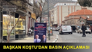 Başkan Koştu’dan basın açıklaması