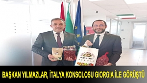 Başkan Yılmazlar, İtalya Konsolosu Giorgia ile Görüştü