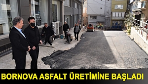Bornova asfalt üretimine başladı