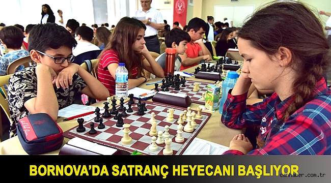 Bornova’da Satranç heyecanı başlıyor