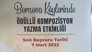 ‘Bornova Köylerinde Ödüllü Kompozisyon Yazma’ etkinliği