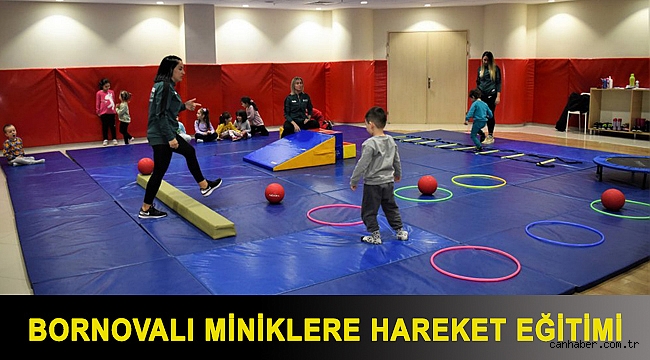 Bornovalı miniklere hareket eğitimi