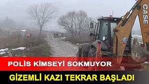 Büyükçekmece'deki gizemli kazı tekrar başladı