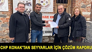 CHP Konak'tan seyyarlar için çözüm raporu