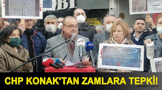 CHP Konak'tan zamlara tepki!
