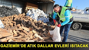 Gaziemir’de atık dallar evleri ısıtacak