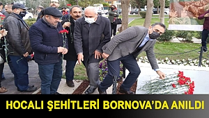 Hocalı Şehitleri Bornova’da anıldı