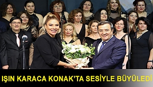 Işın Karaca Konak’ta sesiyle büyüledi