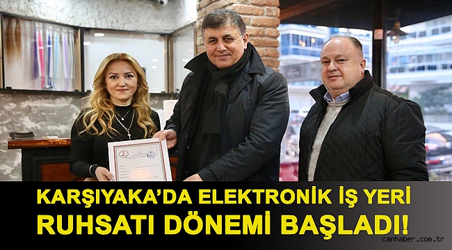 Karşıyaka’da elektronik iş yeri ruhsatı dönemi başladı!