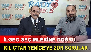 İLGEO Seçimlerine Doğru Kılıç’tan Yenice’ye Zor Sorular