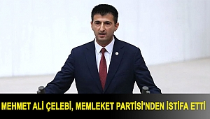 Mehmet Ali Çelebi, Memleket Partisi'nden istifa etti