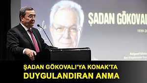 Şadan Gökovalı'ya Konak'ta duygulandıran anma