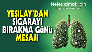 Yeşilay’dan 9 Şubat Sigarayı Bırakma Günü mesajı