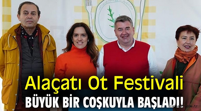 Alaçatı Ot Festivali büyük bir coşkuyla başladı!