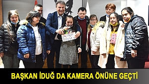 Başkan İduğ da kamera önüne geçti