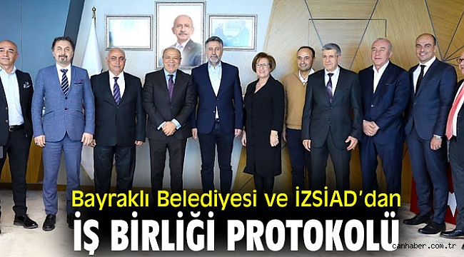 Bayraklı Belediyesi ve İZSİAD'dan iş birliği protokolü