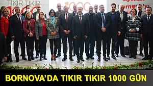 Bornova’da tıkır tıkır 1000 gün
