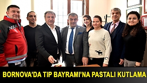 Bornova’da Tıp Bayramı’na pastalı kutlama
