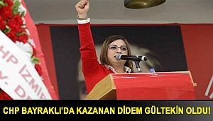 CHP Bayraklı'da kazanan Didem Gültekin oldu!