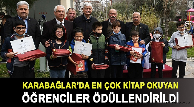 En çok kitap okuyan öğrenciler ödüllendirildi