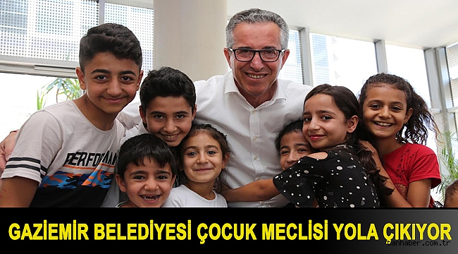 Gaziemir Belediyesi Çocuk Meclisi yola çıkıyor
