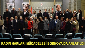 Kadın hakları mücadelesi Bornova’da anlatıldı