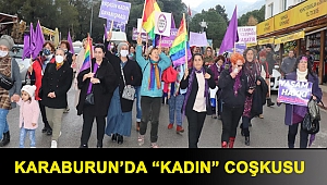 Karaburun’da “Kadın” coşkusu