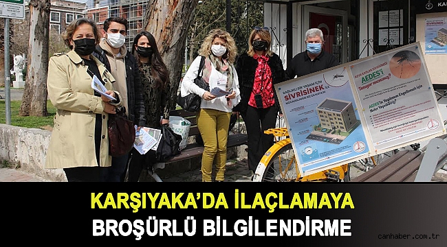 Karşıyaka’da ilaçlamaya broşürlü bilgilendirme
