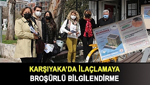 Karşıyaka’da ilaçlamaya broşürlü bilgilendirme