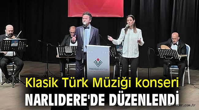 Klasik Türk Müziği konseri Narlıdere'de düzenlendi