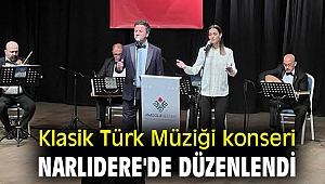 Klasik Türk Müziği konseri Narlıdere'de düzenlendi