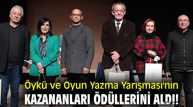 Öykü ve Oyun Yazma Yarışması'nın kazananları ödüllerini aldı!
