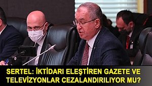 Sertel: İktidarı eleştiren gazete ve televizyonlar cezalandırılıyor mu?