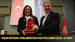 Yaşar Seyman: Parlamentoda koltuklarımız işgal altında