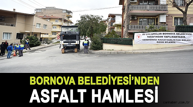 Bornova Belediyesi’nden asfalt hamlesi