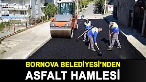 Bornova Belediyesi’nden asfalt hamlesi