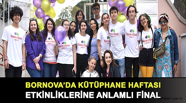 Bornova’da Kütüphane Haftası etkinliklerine anlamlı final