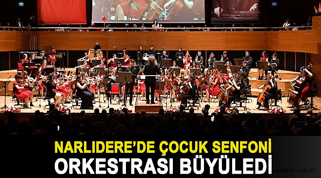 ÇOCUK SENFONİ ORKESTRASI BÜYÜLEDİ