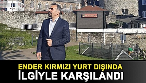 Ender Kırmızı yurt dışında ilgiyle karşılandı