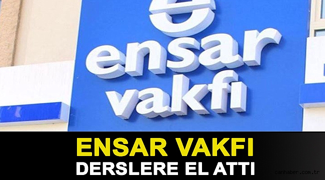 Ensar Vakfı derslere el attı