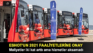ESHOT’un 2021 faaliyetlerine onay Maliyetler iki kat arttı ama hizmetler aksamadı