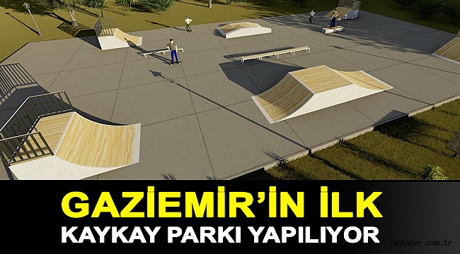 Gaziemir’in ilk kaykay parkı yapılıyor