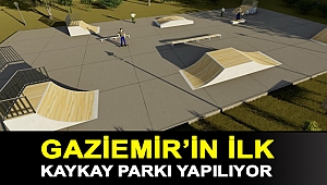 Gaziemir’in ilk kaykay parkı yapılıyor