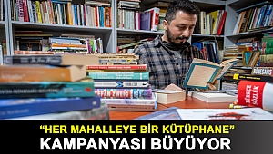 “Her Mahalleye Bir Kütüphane” kampanyası büyüyor