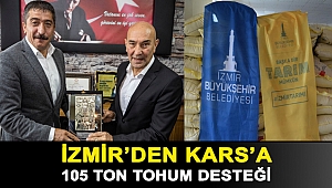İzmir’den Kars’a 105 ton tohum desteği