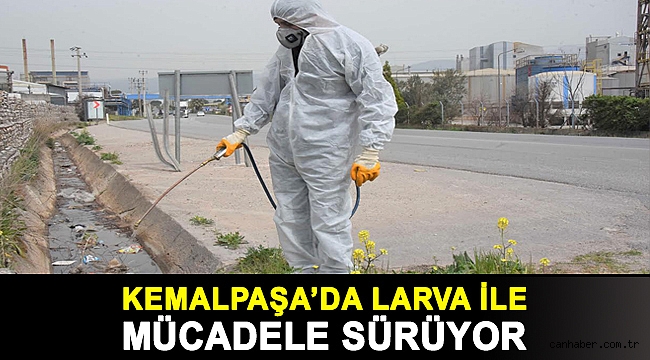 KEMALPAŞA’DA LARVA İLE MÜCADELE SÜRÜYOR