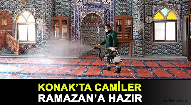 Konak’ta Camiler Ramazan’a hazır