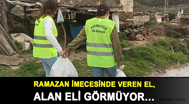 Ramazan imecesinde veren el, alan eli görmüyor…